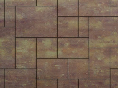 Тротуарная плитка Инсбрук Альпен, 40 мм, ColorMix Порто, гладкая
