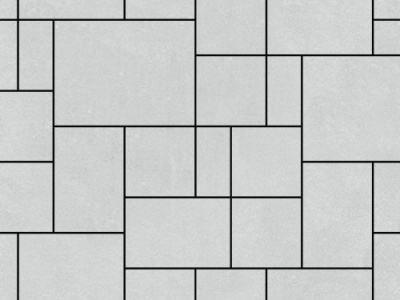 Тротуарная плитка Инсбрук Альпен, 40 мм, белый, гладкая