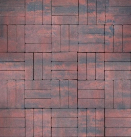 Тротуарная плитка Artstein Паркет 60 мм Color Mix Рейнир