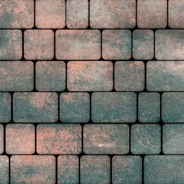 Тротуарная плитка Artstein Инсбрук Альт 60 мм Color Mix Штайнрус
