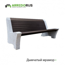 Лавка Riposo, полимерный брус, цвет 