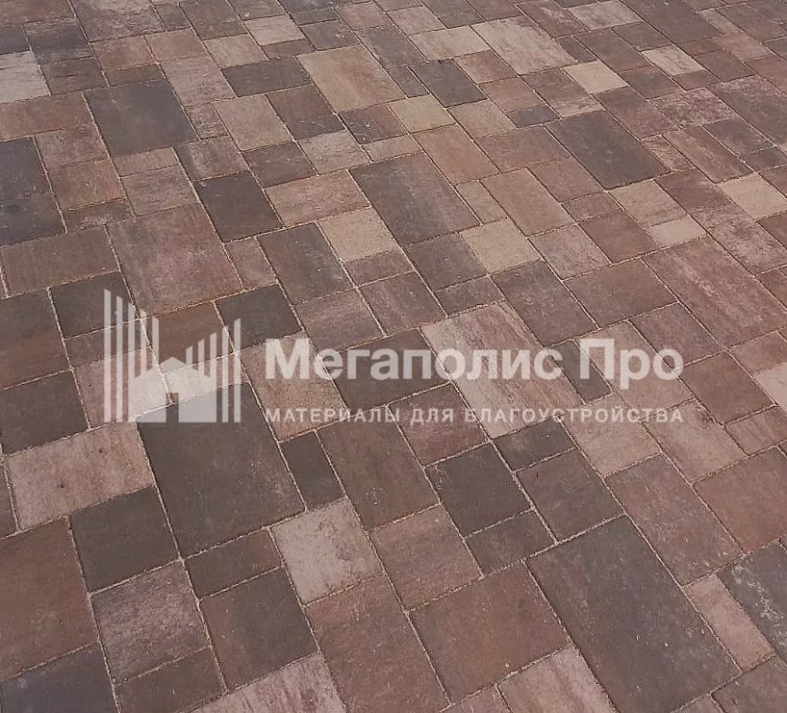 Тротуарная плитка 342 Механический завод Бавария ColorMix 60мм Невада фото 4