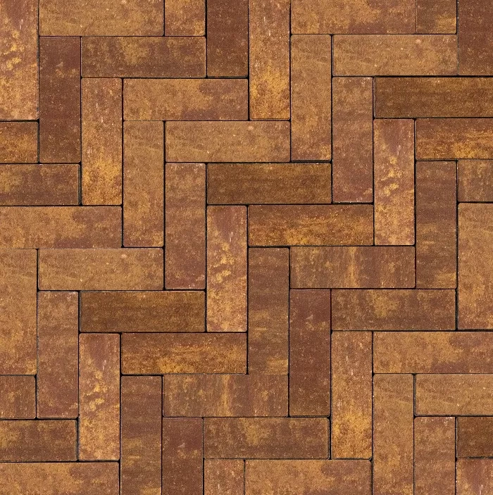 Тротуарная плитка 342 механический завод Паркет 240x80x60мм ColorMix Каир фото 1