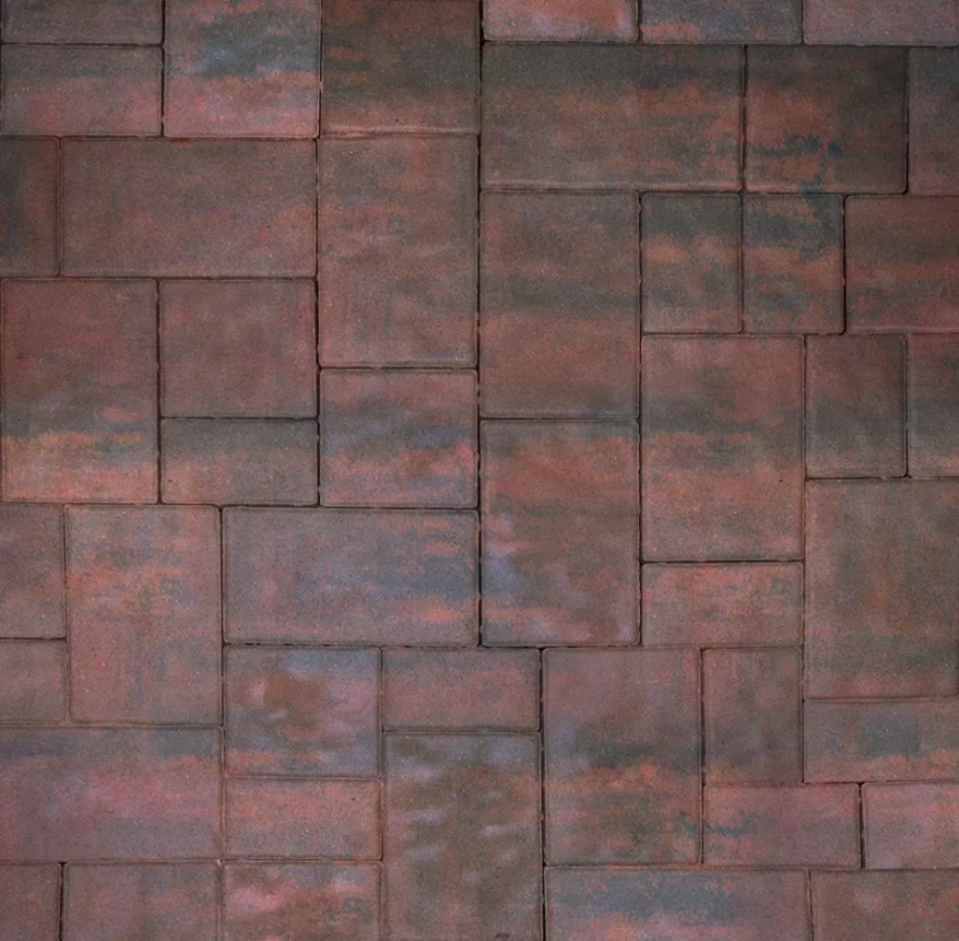 Тротуарная плитка Artstein Новый город 60 мм Color Mix Рейнир фото 1