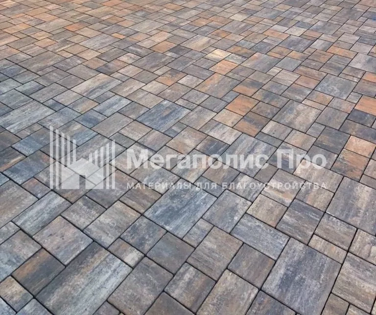 Тротуарная плитка 342 Механический завод Бавария ColorMix 60мм Карелия фото 2
