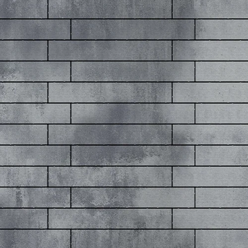 Тротуарная плитка Кроссбар Хэви Лонг, 100 мм, ColorMix Монохром, гладкая фото 2