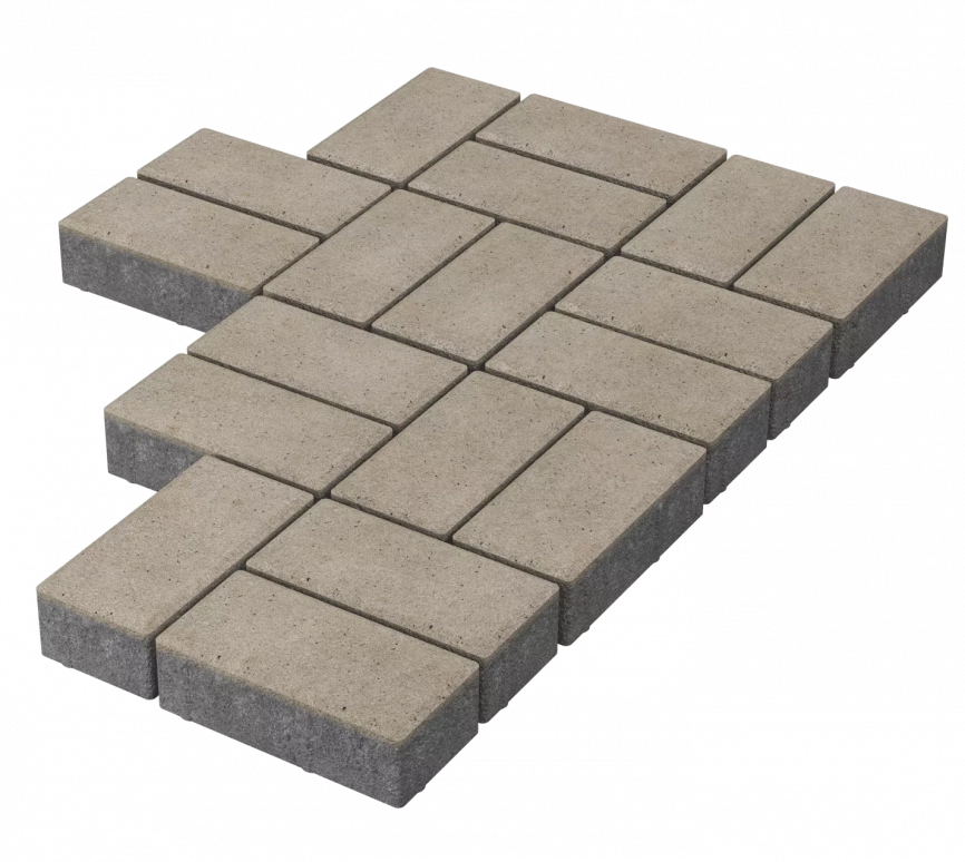 Брусчатка Stellard 200x100x80 мм Белый фото 1