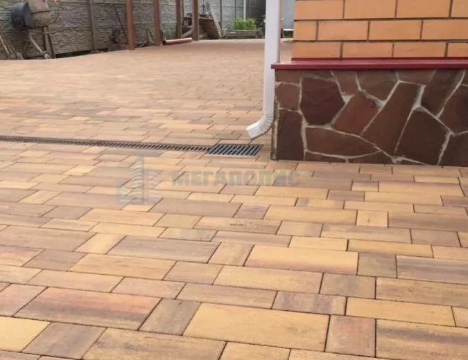 Тротуарная плитка Artstein Инсбрук Тироль 60 мм Color Mix Бромо фото 2