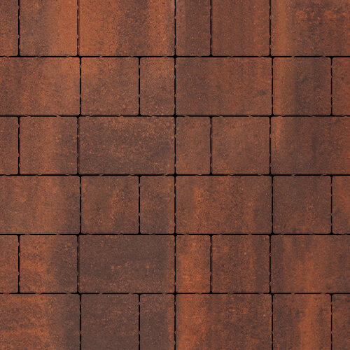 Тротуарная плитка Новый город Лион, 60 мм, ColorMix Брук, гладкая фото 2